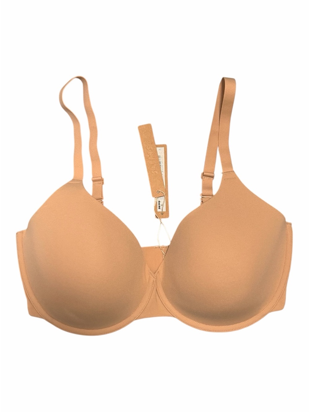 NWT SKIMS Fits Everybody T-Shirt Bra in Clay/Nude 36DD